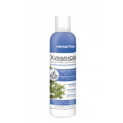 Хининов мицеларен шампоан за коса против косопад Herbal Time - Rosa Impex